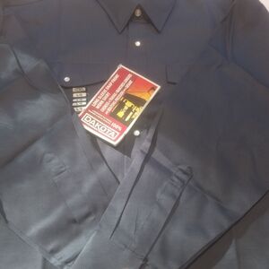 Dakota Long Sleeve Snap Front Work Shirt Men's Large